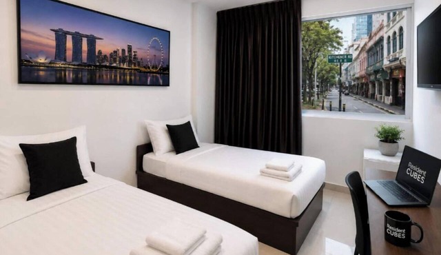 Twin Standard Room @Covenient Farrer Hotel SG​