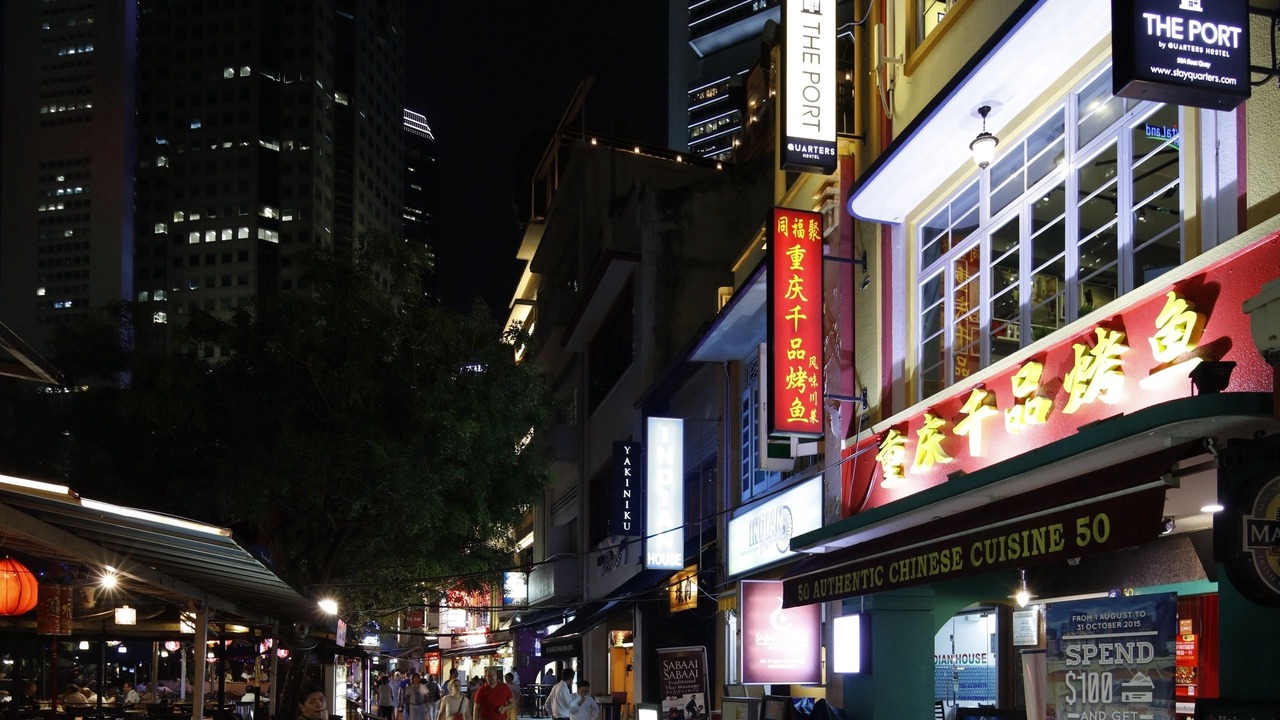 Photo of Buildings in Financial District Singapore