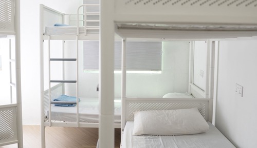 Single Bed in 6-Bed Female Dorm