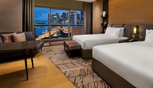 Premier Prestige Marina Bay, 2 Doubles, Balcony, Marina Bay View