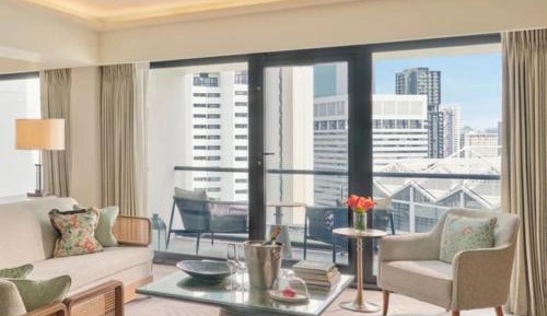 Four-Bedroom Residential Suite with Balcony