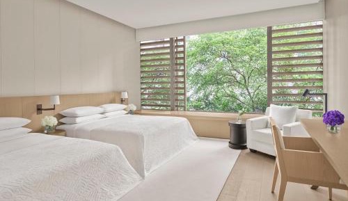 Superior Double, Guest room, 2 Double, Urban view